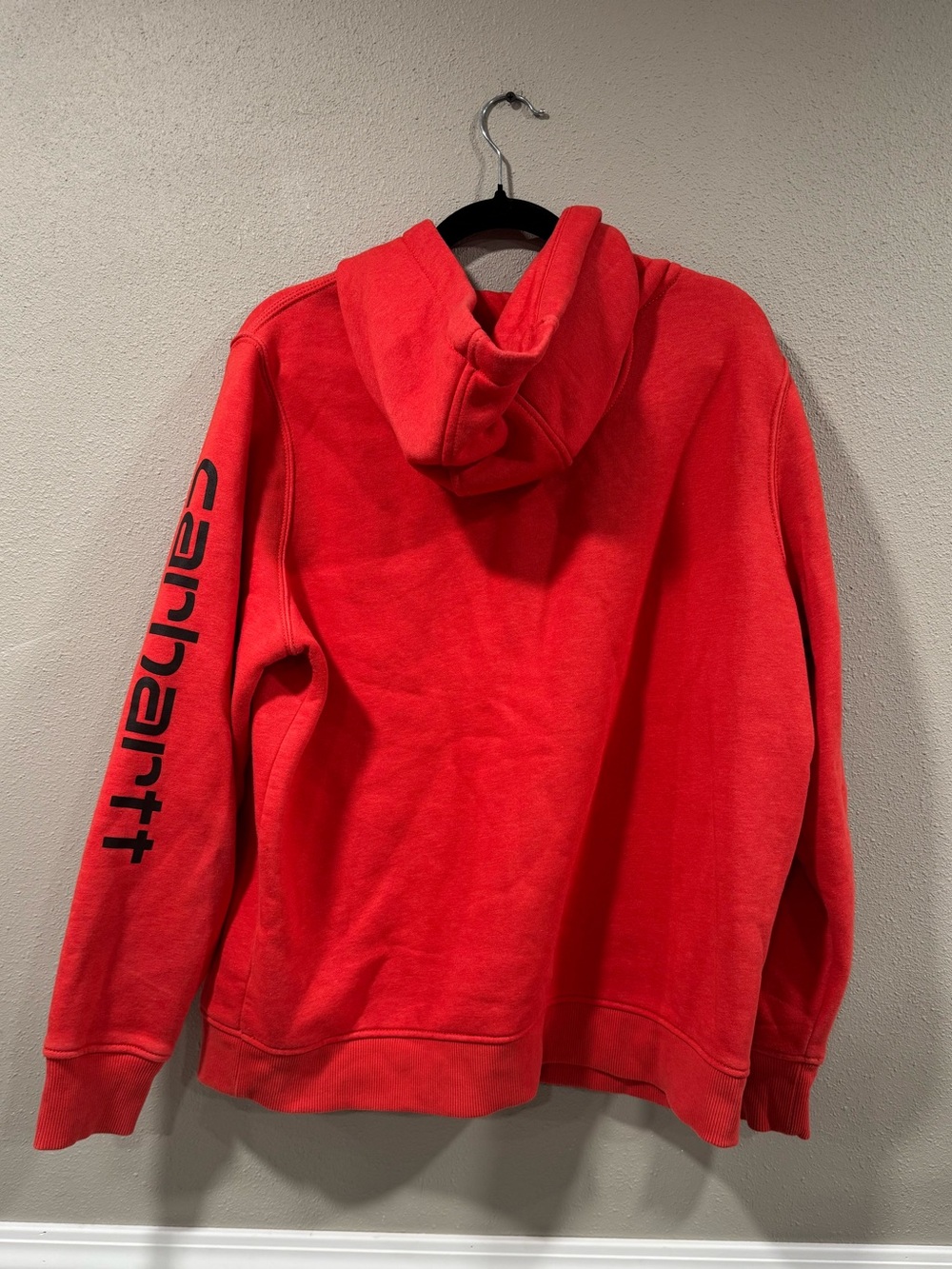 Carhartt Red Hoodie Sweatshirt - Picture 4 of 4